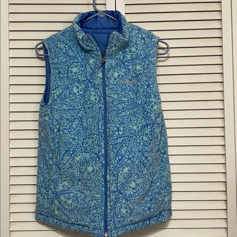 Columbia Reversible Puffer Vest Size Girls L